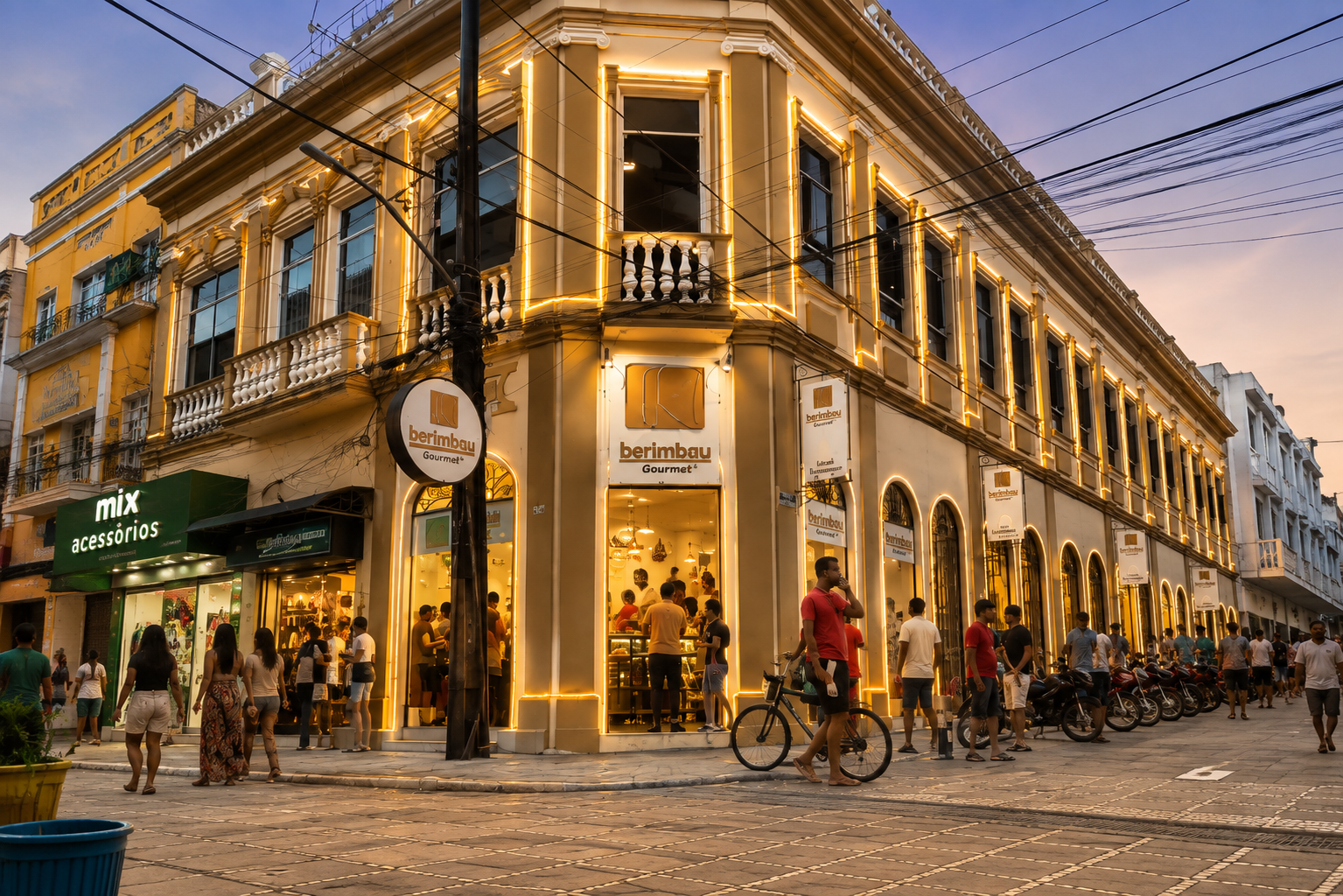 Fachada do Berimbau Gourmet em Ilhéus